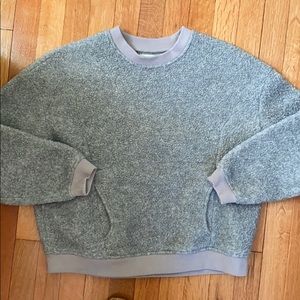 Madewell Polartec fleece crewneck sweatshirt